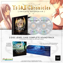 Load image into Gallery viewer, Falcom Sound Team jdk - Ys I &amp; II Chronicles Original Soundtrack 4xLP
