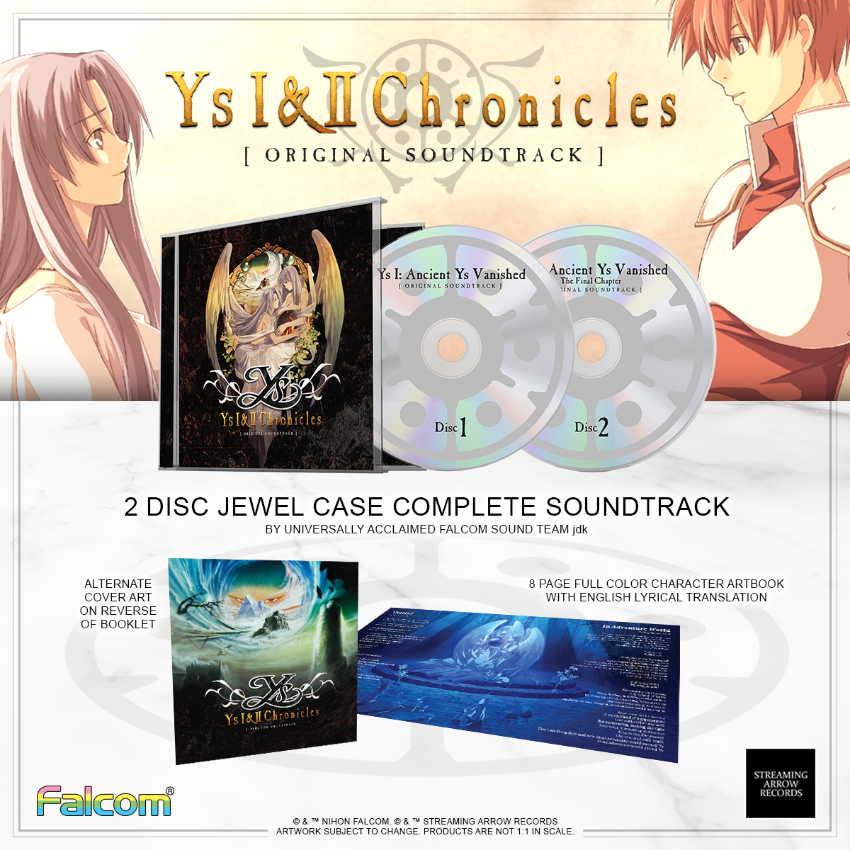 Falcom Sound Team jdk - Ys I & II Chronicles Original Soundtrack