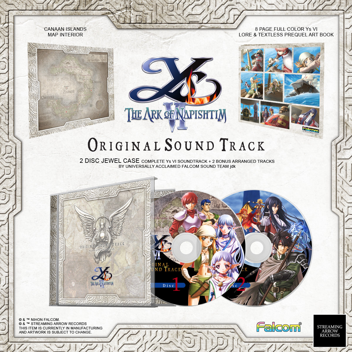 Falcom Sound Team jdk - Ys VI: The Ark of Napishtim Original